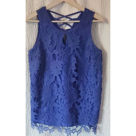 F42 Kate & Mallory gorgeous lacy blouse - Picture 1 of 6